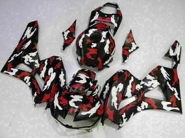 Rouge Blanc Noir Carénage Honda CBR 600 RR 2013-2021