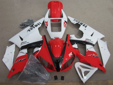 Rouge Blanc Noir Carénage Yamaha R1 2009-2011