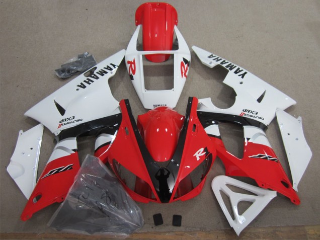 Rouge Blanc Noir Carénage Yamaha R1 2009-2011 Rouge Blanc Noir Carénage Yamaha R1 2009-2011