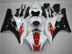 Rouge Blanc Noir Carénage Yamaha R6 2006-2007 Rouge Blanc Noir Carénage Yamaha R6 2006-2007