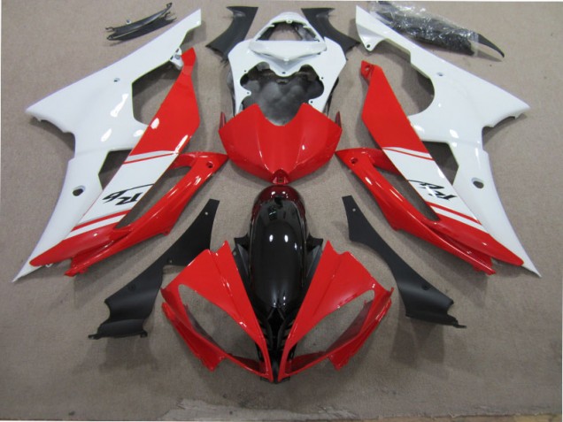 Rouge Blanc Noir Carénages Yamaha R6 2008-2016 Rouge Blanc Noir Carénages Yamaha R6 2008-2016
