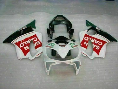Rouge Blanc Noir San Carlo Carénage Honda CBR 600 F4i 2001-2003