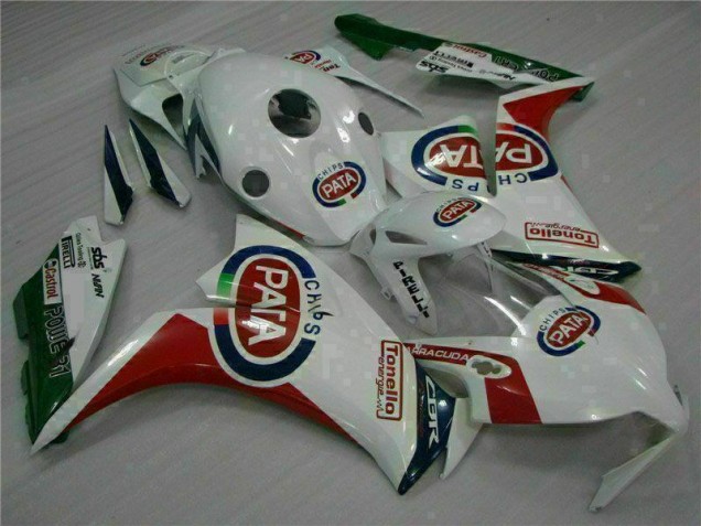 Rouge Blanc PATA Carénages Honda CBR 1000 RR 2012-2016 Rouge Blanc PATA Carénages Honda CBR 1000 RR 2012-2016