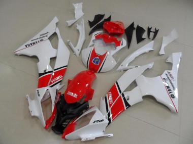 Rouge Blanc Style OEM Carénage Yamaha R6 2008-2016
