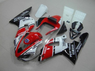 Rouge Blanc Yamalube Carénage Yamaha R1 2000-2001
