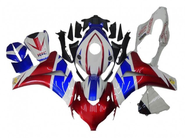 Rouge Bleu Blanc Carénage Honda CBR 1000 RR 2008-2011 Rouge Bleu Blanc Carénage Honda CBR 1000 RR 2008-2011