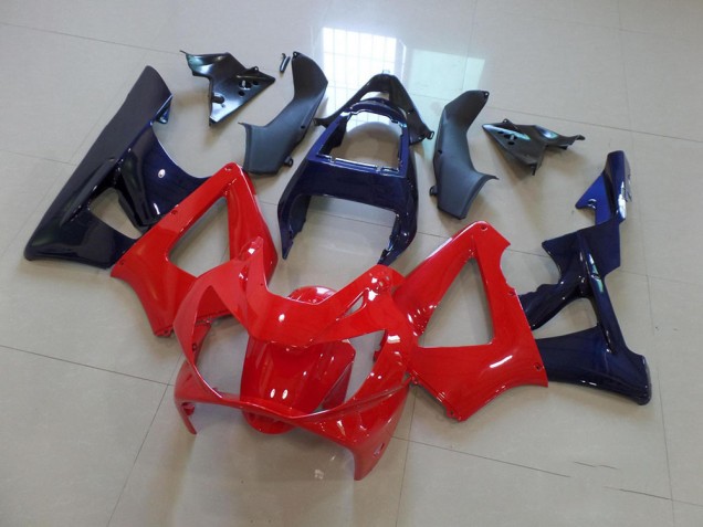 Rouge Bleu Foncé Carénage Honda CBR 900 RR 929 2000-2001 Rouge Bleu Foncé Carénage Honda CBR 900 RR 929 2000-2001