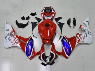 Rouge Bleu HRC Carénage Honda CBR 1000 RR 2017-2023