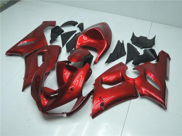 Rouge Bonbon Carénage Kawasaki ZX6R 2005-2006 Rouge Bonbon Carénage Kawasaki ZX6R 2005-2006