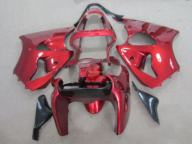 Rouge Carénage Kawasaki ZX6R 2000-2002 Rouge Carénage Kawasaki ZX6R 2000-2002