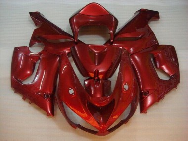 Rouge Carénage Kawasaki ZX6R 2005-2006