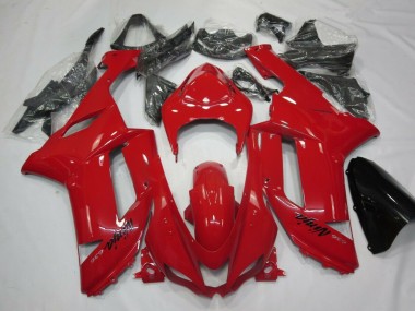 Rouge Carénage Kawasaki ZX6R 2007-2008