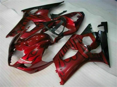 Rouge Carénage Suzuki GSXR 1000 K3 2003-2004