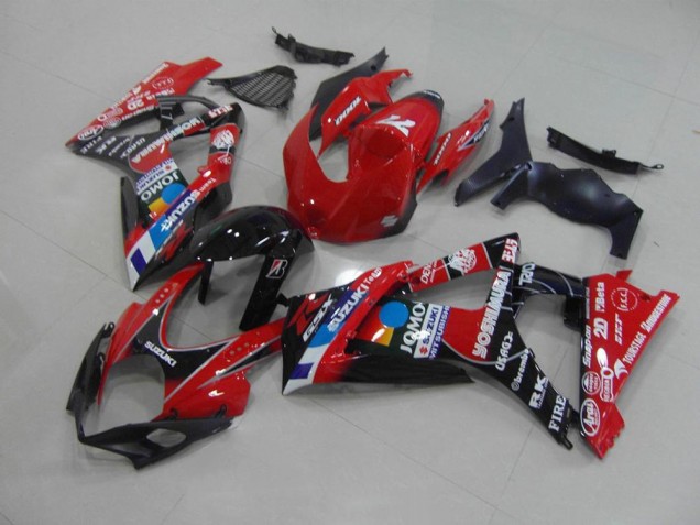 Rouge Carénage Suzuki GSXR 1000 K7 2007-2008 Rouge Carénage Suzuki GSXR 1000 K7 2007-2008