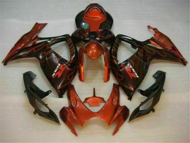 Rouge Carénage Suzuki GSXR 600 / 750 K6 2006-2007