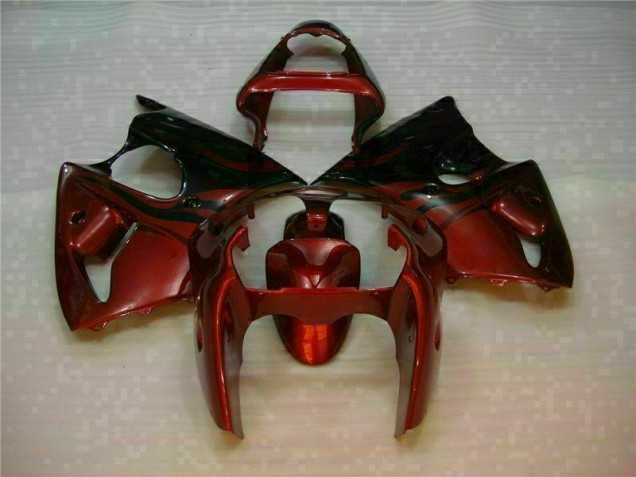 Rouge Carénages Kawasaki ZX6R 2000-2002 Rouge Carénages Kawasaki ZX6R 2000-2002