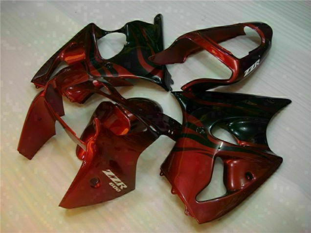 Rouge Carénages Kawasaki ZX6R 2000-2002 Rouge Carénages Kawasaki ZX6R 2000-2002