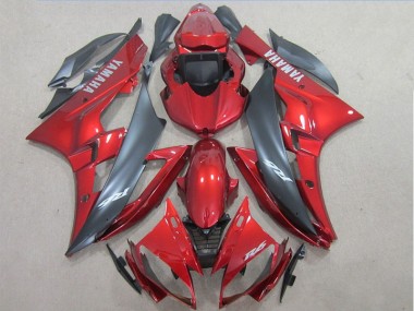 Rouge Carénages Yamaha R6 2006-2007