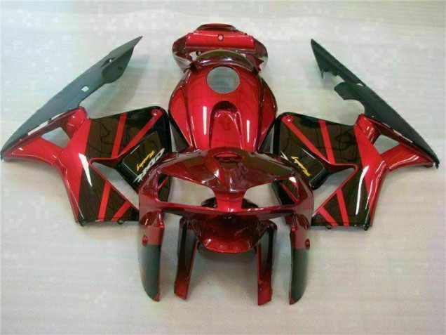 Rouge Carrosserie Honda CBR 600 RR 2005-2006 Rouge Carrosserie Honda CBR 600 RR 2005-2006