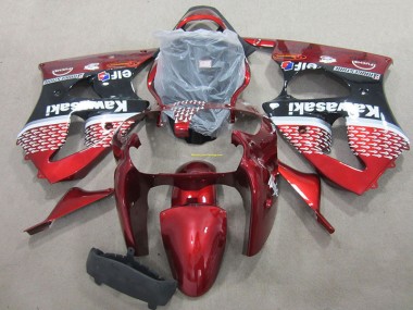 Rouge Carrosserie Kawasaki ZX6R 2000-2002