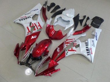 Rouge Fiat Carénage Yamaha R6 2006-2007