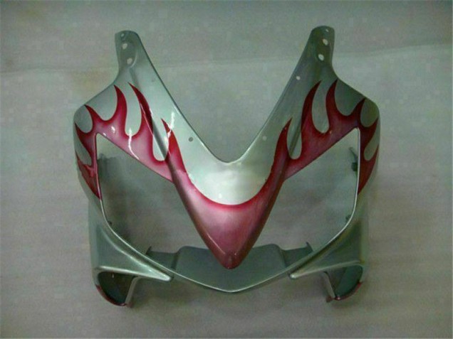 Rouge Flamme Argent Carénage Honda CBR 600 F4i 2001-2003
