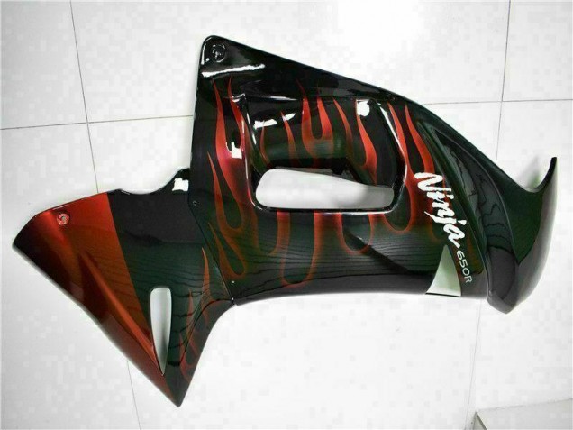 Rouge Flamme Carénage Kawasaki EX650 2006-2008 Rouge Flamme Carénage Kawasaki EX650 2006-2008