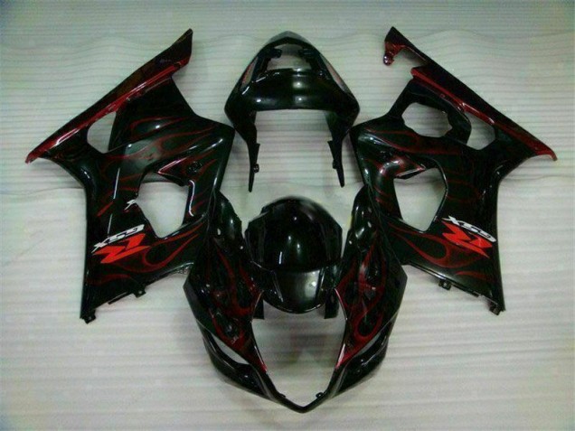 Rouge Flamme Carénage Suzuki GSXR 1000 K3 2003-2004 Rouge Flamme Carénage Suzuki GSXR 1000 K3 2003-2004