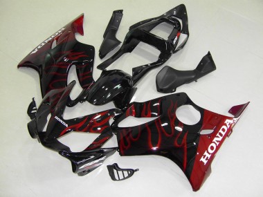 Rouge Flamme Carénages Honda CBR 600 F4i 2001-2003