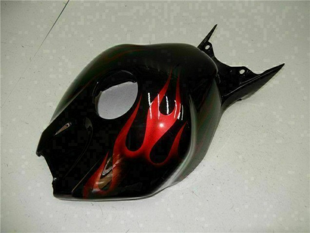 Rouge Flamme Noir Carénage Honda CBR 1000 RR 2004-2005 Rouge Flamme Noir Carénage Honda CBR 1000 RR 2004-2005