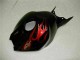 Rouge Flamme Noir Carénage Honda CBR 1000 RR 2004-2005 Rouge Flamme Noir Carénage Honda CBR 1000 RR 2004-2005