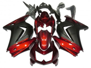 Rouge Gris Carénage Kawasaki EX250 2008-2012