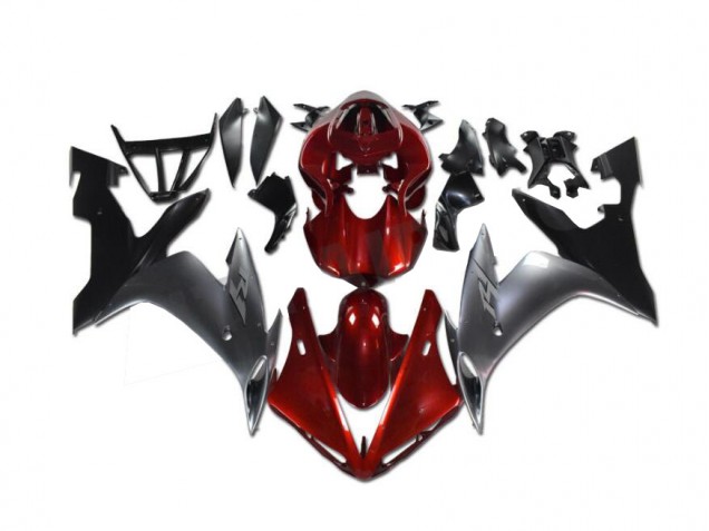 Rouge Gris Noir Carénage Yamaha R1 2002-2003 Rouge Gris Noir Carénage Yamaha R1 2002-2003