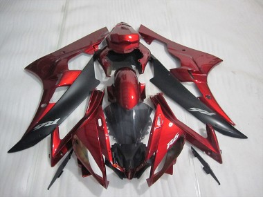 Rouge Kit Carénages Complet Yamaha R6 2006-2007