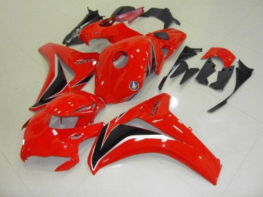 Rouge Noir Argent Carénage Honda CBR 1000 RR 2008-2011