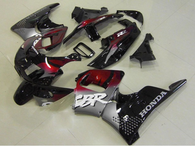 Rouge Noir Argent Carénage Honda CBR 900 RR 893 1996-1997 Rouge Noir Argent Carénage Honda CBR 900 RR 893 1996-1997