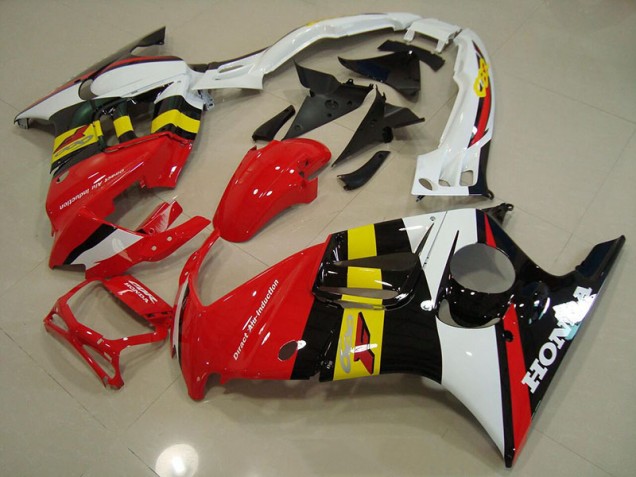 Rouge Noir Blanc Jaune Carénage Honda CBR 600 F3 1995-1998 Rouge Noir Blanc Jaune Carénage Honda CBR 600 F3 1995-1998