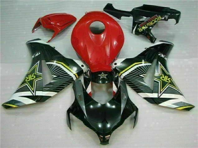 Rouge Noir Carénage Honda CBR 1000 RR 2008-2011 Rouge Noir Carénage Honda CBR 1000 RR 2008-2011