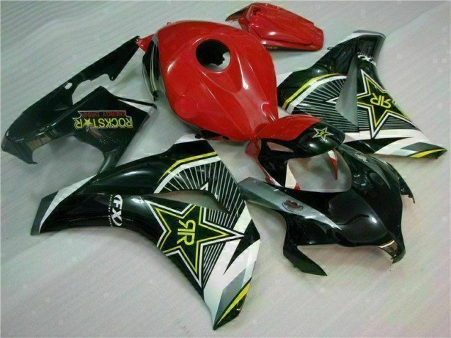 Rouge Noir Carénage Honda CBR 1000 RR 2008-2011 Rouge Noir Carénage Honda CBR 1000 RR 2008-2011