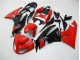 Rouge Noir Carénage Kawasaki ZX6R 2009-2012 Rouge Noir Carénage Kawasaki ZX6R 2009-2012
