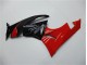 Rouge Noir Carénage Kawasaki ZX6R 2009-2012 Rouge Noir Carénage Kawasaki ZX6R 2009-2012