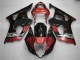 Rouge Noir Carénage Suzuki GSXR 1000 K3 2003-2004 Rouge Noir Carénage Suzuki GSXR 1000 K3 2003-2004