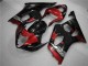 Rouge Noir Carénage Suzuki GSXR 1000 K3 2003-2004 Rouge Noir Carénage Suzuki GSXR 1000 K3 2003-2004