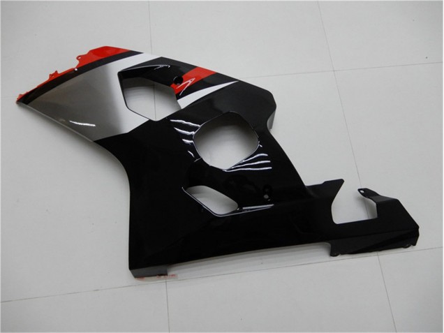 Rouge Noir Carénage Suzuki GSXR 600 / 750 K4 2004-2005 Rouge Noir Carénage Suzuki GSXR 600 / 750 K4 2004-2005