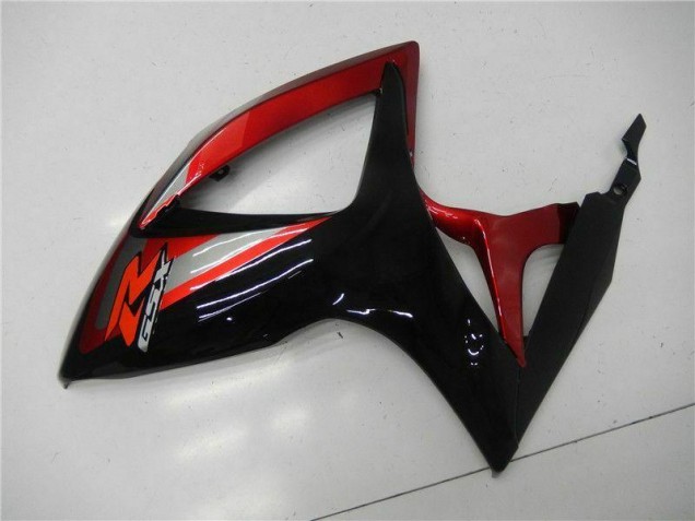 Rouge Noir Carénage Suzuki GSXR 600 / 750 K6 2006-2007 Rouge Noir Carénage Suzuki GSXR 600 / 750 K6 2006-2007