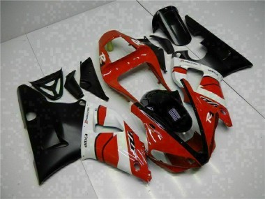 Rouge Noir Carénage Yamaha R1 2000-2001