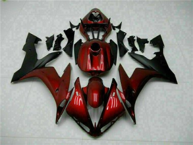 Rouge Noir Carénage Yamaha R1 2004-2006