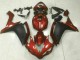 Rouge Noir Carénage Yamaha R1 2007-2008 Rouge Noir Carénage Yamaha R1 2007-2008