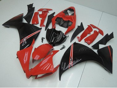Rouge Noir Carénage Yamaha R1 2012-2014