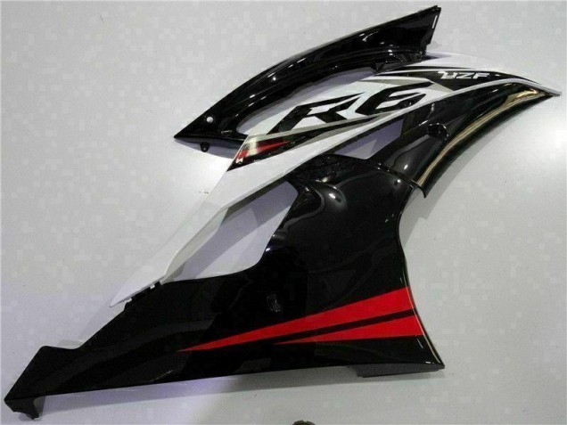 Rouge Noir Carénage Yamaha R6 2008-2016 Rouge Noir Carénage Yamaha R6 2008-2016